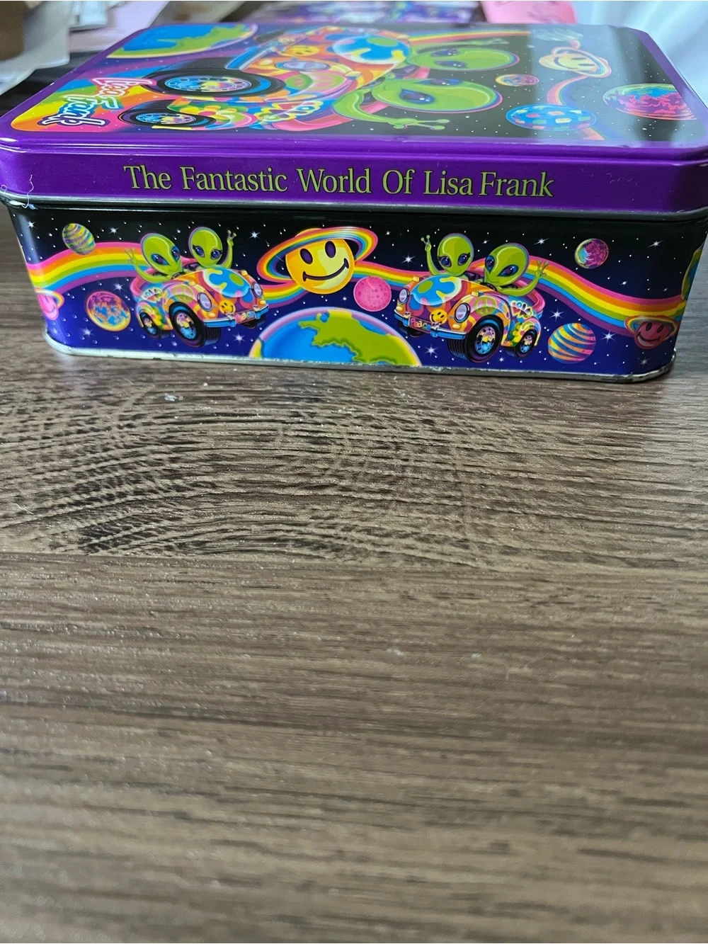 Lisa Frank Zoomer and Zorbit Aliens Tin